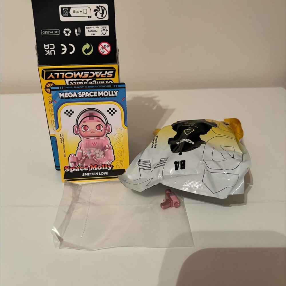 Mega Space Molly Smitten Love Toy - Pink and Yellow
